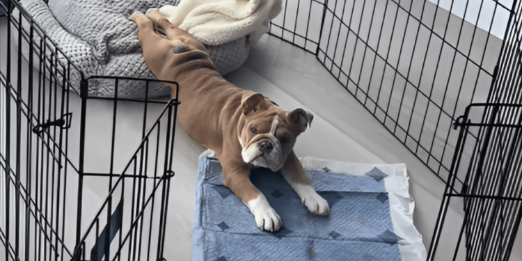 Bulldog Puppy Melts Hearts by Doing ‘Morning Yoga’