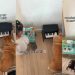 Dog Teaches Little Girl How To Play Piano