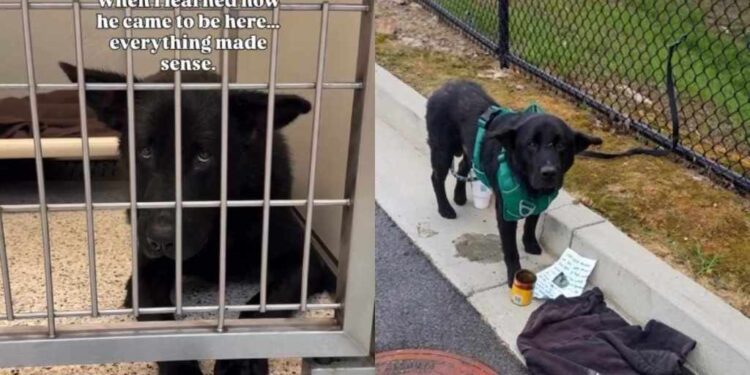 Human Meets the ‘Saddest Looking Dog’ at Shelter & Learns of His Heartbreaking Surrender