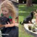 Dog Lets Little Girl Call the Shots Without a Single Complaint for the Sweetest Reason