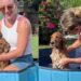 Golden Retriever Has Already Mastered the Art of Relaxing During Bath Time